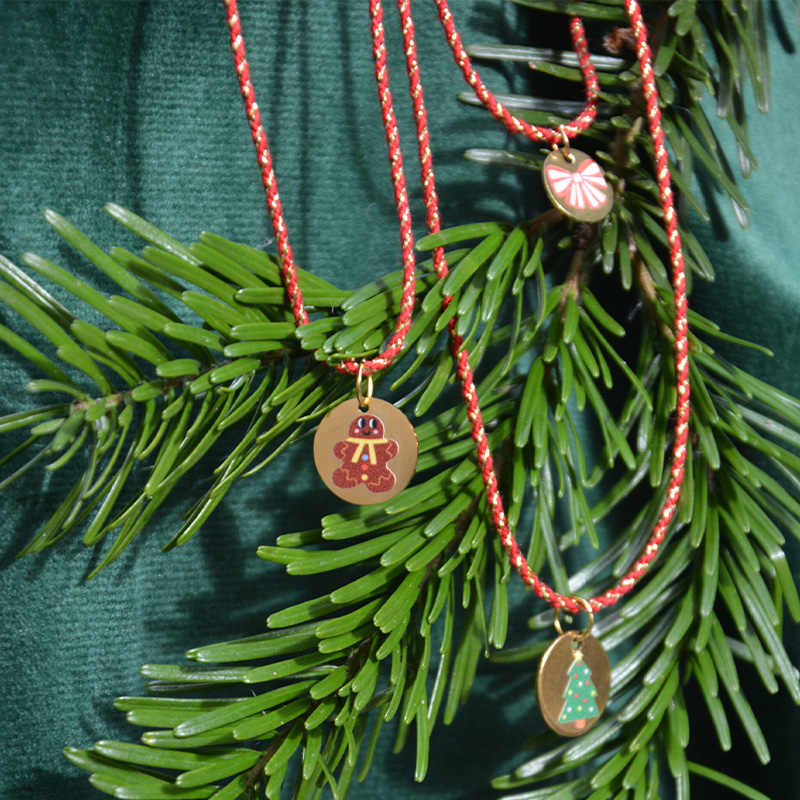 Kit bracelet à personnaliser – Christmas Edition Red & Gold