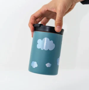 LA TÊTE DANS LES NUAGES - Cotton Blue pailleté ✨