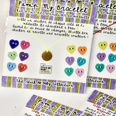 médaille collier bracelet cordons