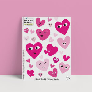 HEART TIMES - Coeur Cassis pailleté ✨