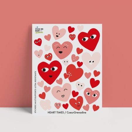 Stickers HEART TIMES - CoeurGrenadine