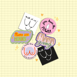 Lot de 6 Stickers BOOBIES FESTIVAL