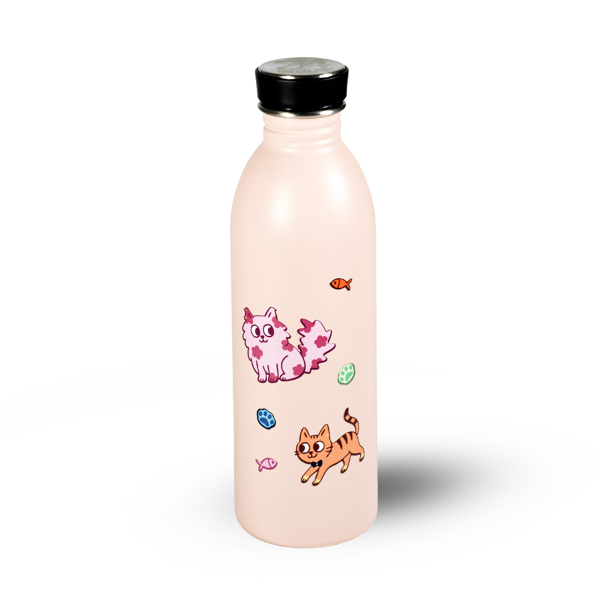 gourdes rose stickers chat