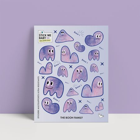 Stickers THE BOOH FAMILY– Purple Shades