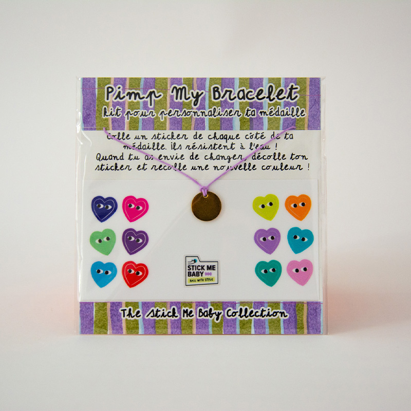 bracelet packaging lila