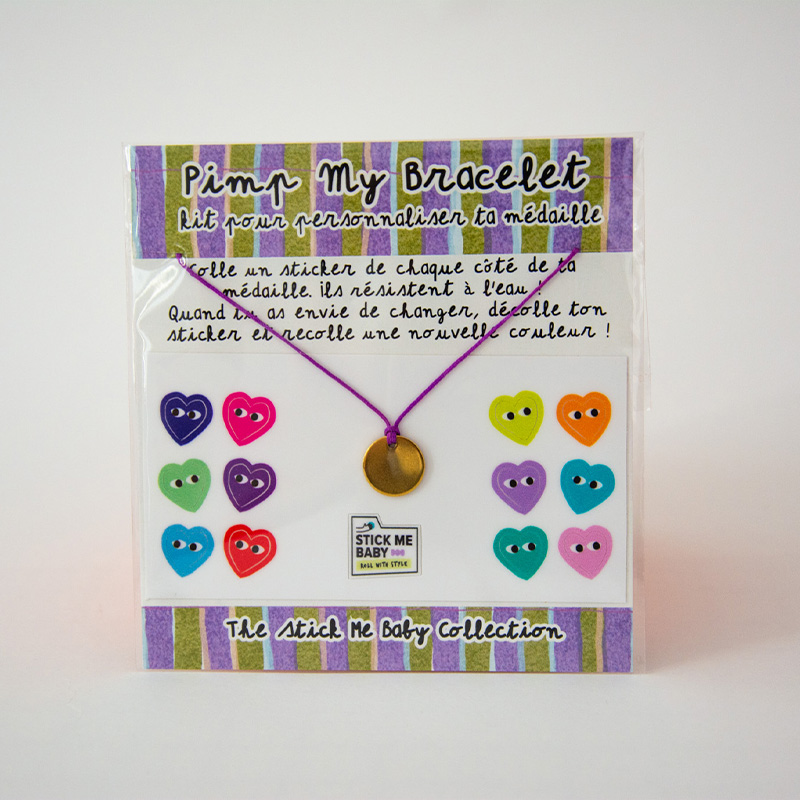 bracelet packaging violet
