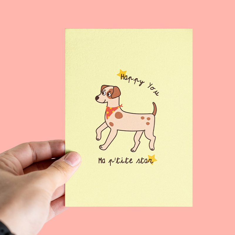 chien carte