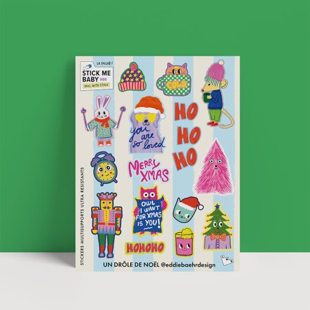 Stickers SMB X Eddie Baehr Design - Un Drôle de Noël