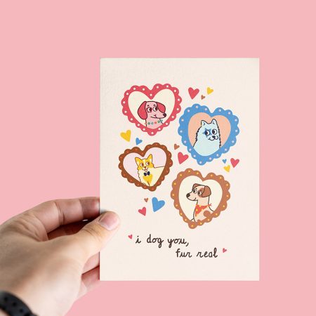 Carte illustrée i dog you