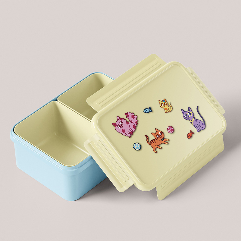 lunch box fancy cat