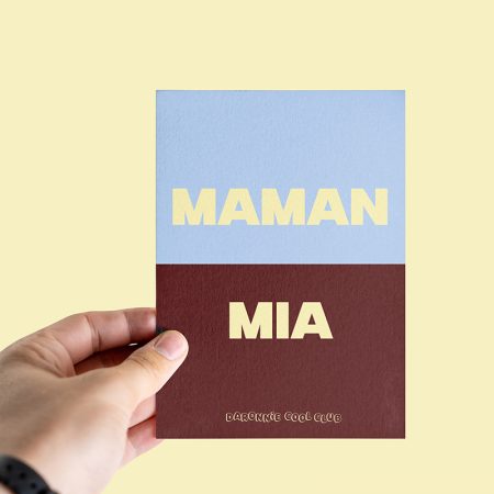 Carte illustrée maman mia