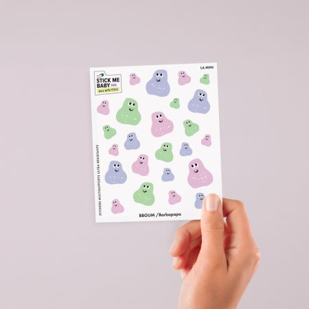 stickers ultrarésistants BBGUM Barbapapa