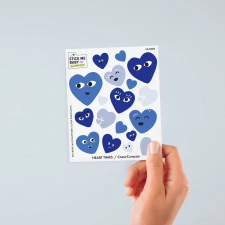Stickers HEART TIMES Mini - Coeur Curaçao