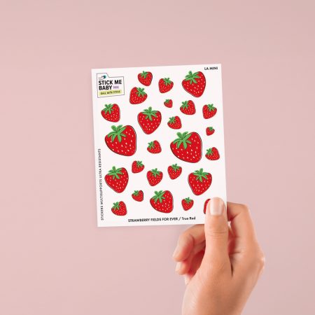 Stickers STAWBERRY FIELDS FOR EVER Mini - True Red