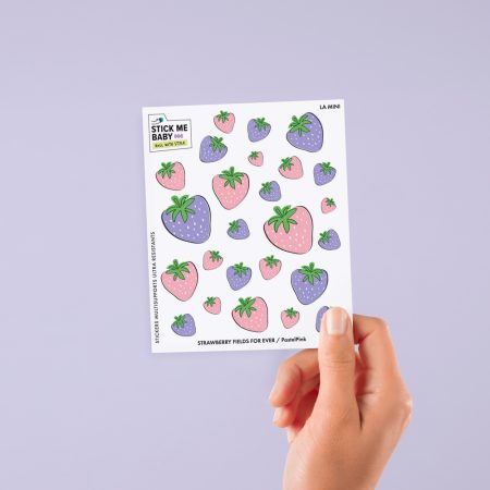 Stickers STAWBERRY FIELDS FOR EVER - Pastel