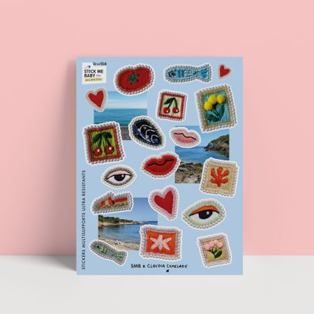 Stickers collab SMB x CLAUDIA COMELADE
