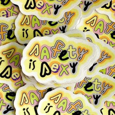Sticker réfléchissant – SAFETY IS SEXY